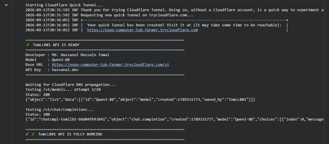 TomLLB API test